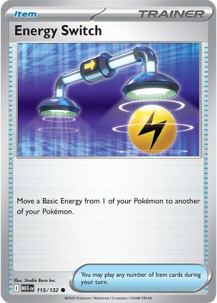Energy Switch (115/132) [Mega Evolutions: Base Set] | Gear Gaming Bentonville