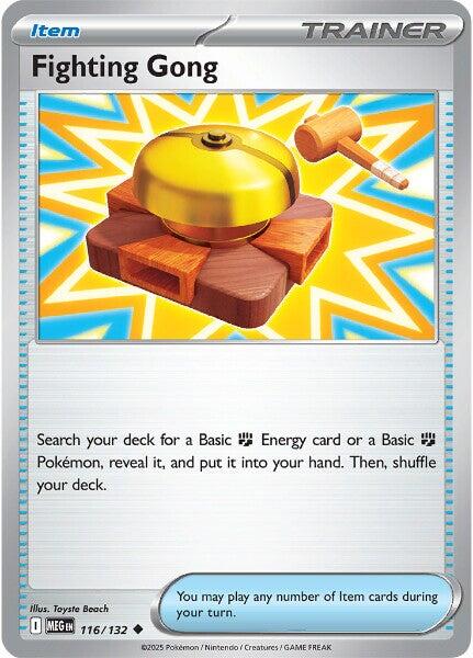 Fighting Gong (116/132) [Mega Evolution: Base Set] | Gear Gaming Bentonville