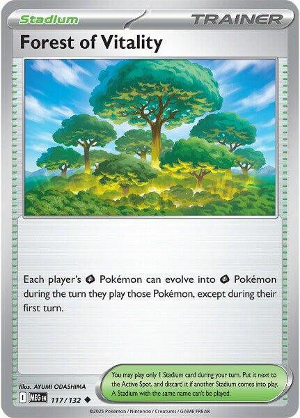 Forest of Vitality (117/132) [Mega Evolution: Base Set] | Gear Gaming Bentonville