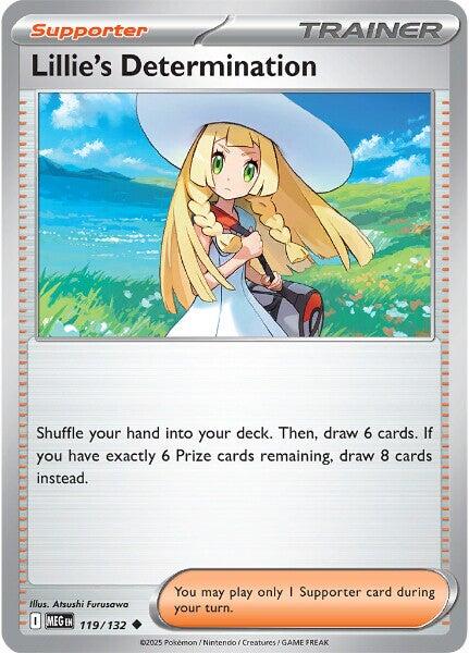 Lillie's Determination (119/132) [Mega Evolutions: Base Set] | Gear Gaming Bentonville