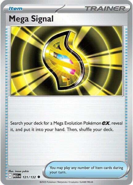 Mega Signal (121/132) [Mega Evolutions: Base Set] | Gear Gaming Bentonville
