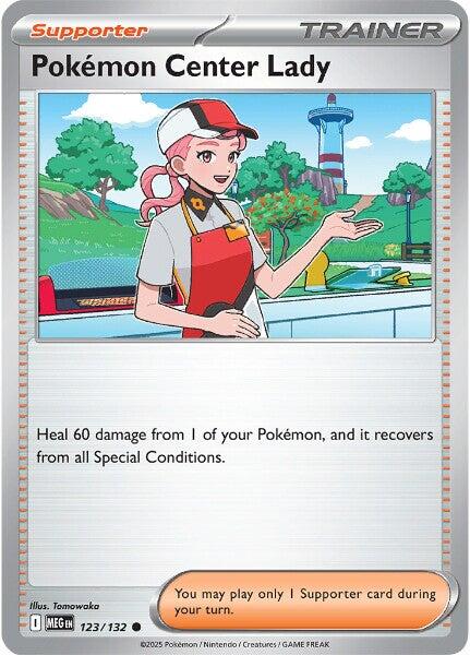 Pokemon Center Lady (123/132) [Mega Evolutions: Base Set] | Gear Gaming Bentonville