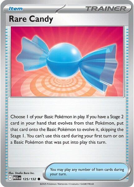 Rare Candy (125/132) [Mega Evolution: Base Set] | Gear Gaming Bentonville