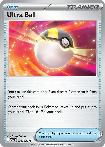 Ultra Ball (131/132) [Mega Evolution: Base Set] | Gear Gaming Bentonville
