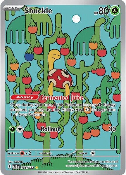Shuckle (136/132) [Mega Evolution: Base Set] | Gear Gaming Bentonville