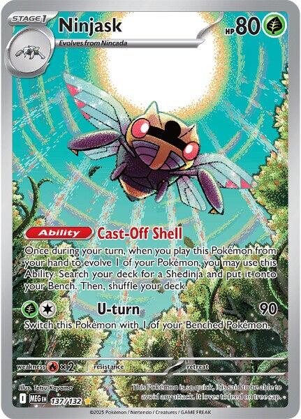 Ninjask (137/132) [Mega Evolutions: Base Set] | Gear Gaming Bentonville