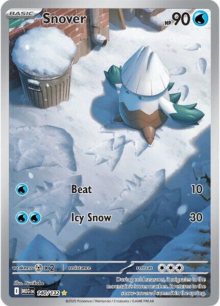 Snover (140/132) [Mega Evolution: Base Set] | Gear Gaming Bentonville