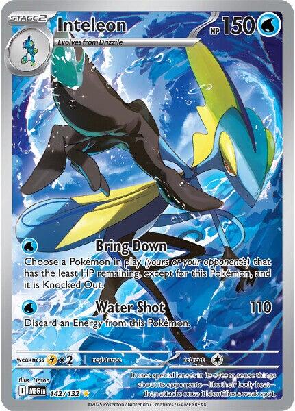Inteleon (142/132) [Mega Evolution: Base Set] | Gear Gaming Bentonville