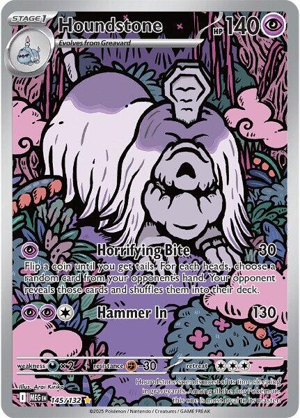 Houndstone (145/132) [Mega Evolution: Base Set] | Gear Gaming Bentonville