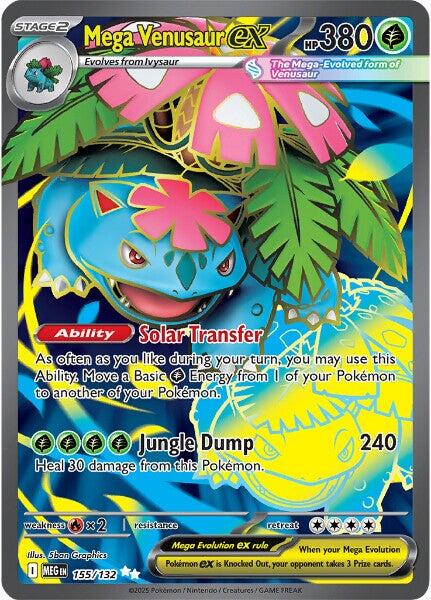 Mega Venusaur ex (155/132) [Mega Evolution: Base Set] | Gear Gaming Bentonville