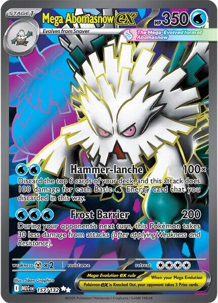 Mega Abomasnow ex (157/132) [Mega Evolution: Base Set] | Gear Gaming Bentonville