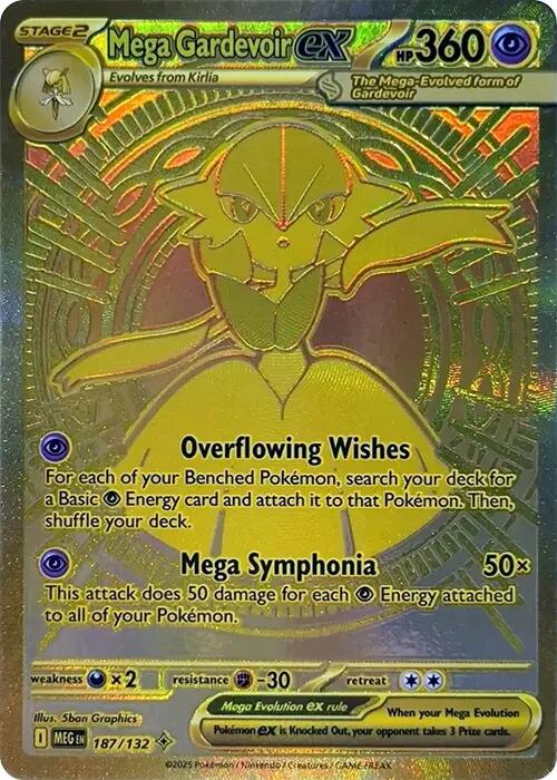 Mega Gardevoir ex (187/132) [Mega Evolution: Base Set] | Gear Gaming Bentonville