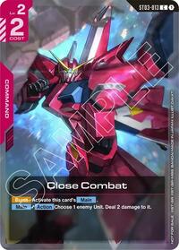 Close Combat (Championship Participation Pack 01) (ST03-013) [Gundam Promotional Cards] | Gear Gaming Bentonville