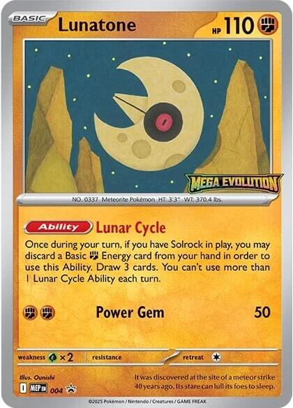 Lunatone (004) [Mega Evolutions Promo] | Gear Gaming Bentonville