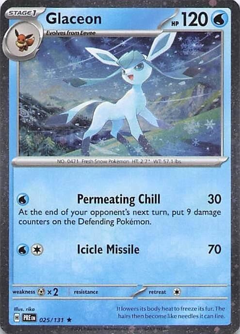 Glaceon (025/131) (Cosmos Holo) [Miscellaneous Cards] | Gear Gaming Bentonville