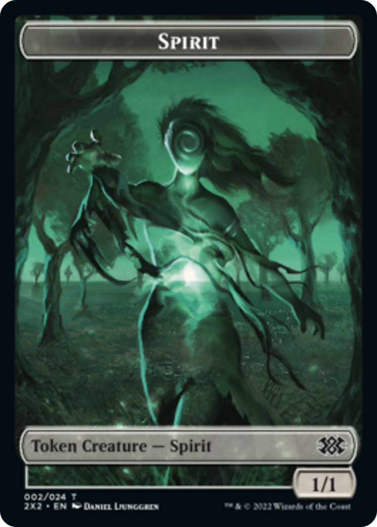 Cat Dragon // Spirit (002) Double-Sided Token [Double Masters 2022 Tokens] | Gear Gaming Bentonville
