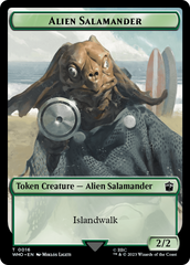 Alien // Alien Salamander Double-Sided Token [Doctor Who Tokens] | Gear Gaming Bentonville