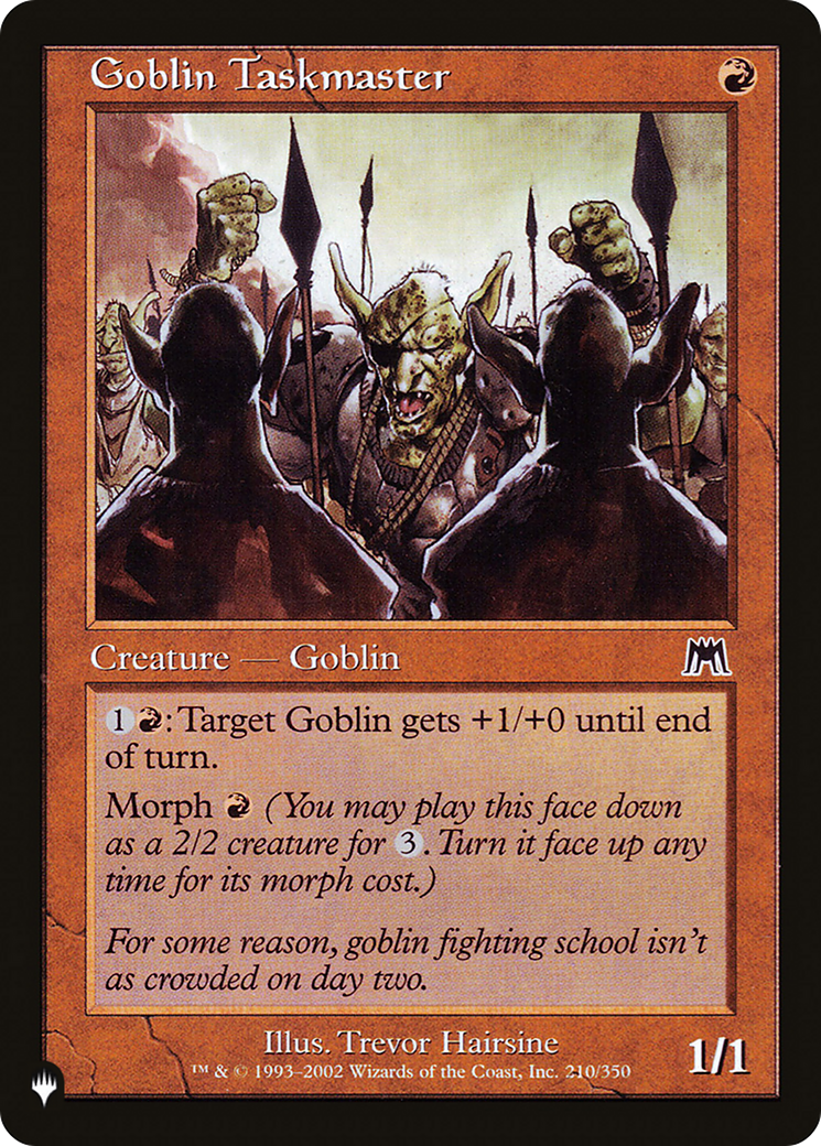 Goblin Taskmaster [The List Reprints] | Gear Gaming Bentonville