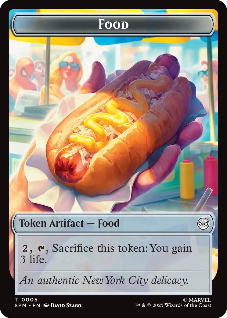 Food // Robot Double-Sided Token [Marvel's Spider-Man Tokens] | Gear Gaming Bentonville