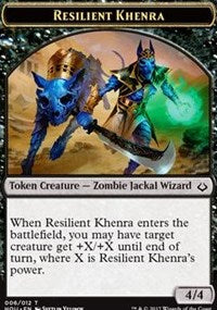 Resilient Khenra // Cat Double-Sided Token [Hour of Devastation Tokens] | Gear Gaming Bentonville