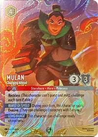 Mulan - Charging Ahead (Foil) (3) [Disney Lorcana Promo Cards] | Gear Gaming Bentonville