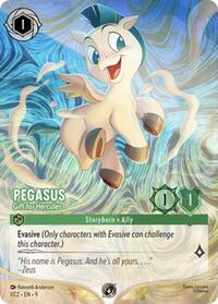 Pegasus - Gift for Hercules (1) [Disney Lorcana Promo Cards] | Gear Gaming Bentonville