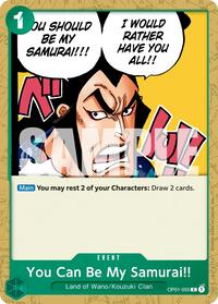You Can Be My Samurai!! (Reprint) [Premium Booster -The Best- Vol. 2] | Gear Gaming Bentonville