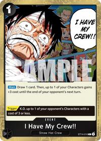 I Have My Crew!! (Pirate Foil) [Premium Booster -The Best- Vol. 2] | Gear Gaming Bentonville