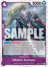 Hitokiri Kamazo (Pirate Foil) [Premium Booster -The Best- Vol. 2] | Gear Gaming Bentonville