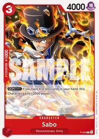 Sabo - P-044 (Reprint) [Premium Booster -The Best- Vol. 2] | Gear Gaming Bentonville