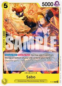 Sabo - P-073 (Reprint) [Premium Booster -The Best- Vol. 2] | Gear Gaming Bentonville