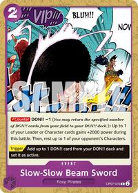 Slow-Slow Beam Sword (Reprint) [Premium Booster -The Best- Vol. 2] | Gear Gaming Bentonville