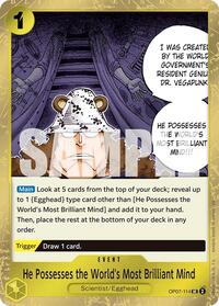 He Possesses the World's Most Brilliant Mind (Pirate Foil) [Premium Booster -The Best- Vol. 2] | Gear Gaming Bentonville
