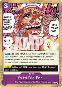 It's to Die For (Pirate Foil) [Premium Booster -The Best- Vol. 2] | Gear Gaming Bentonville