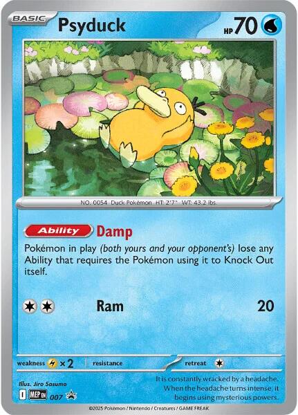 Psyduck (007) [Mega Evolutions Promo] | Gear Gaming Bentonville