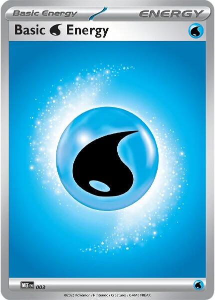 Basic Water Energy - 003 [Mega Evolution Energies] | Gear Gaming Bentonville