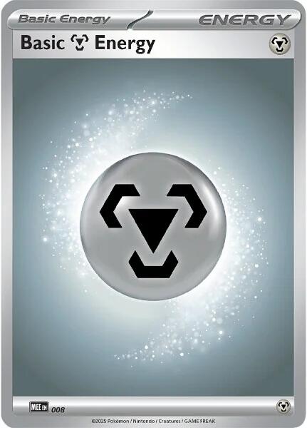 Basic Metal Energy - 008 [Mega Evolution Energies] | Gear Gaming Bentonville