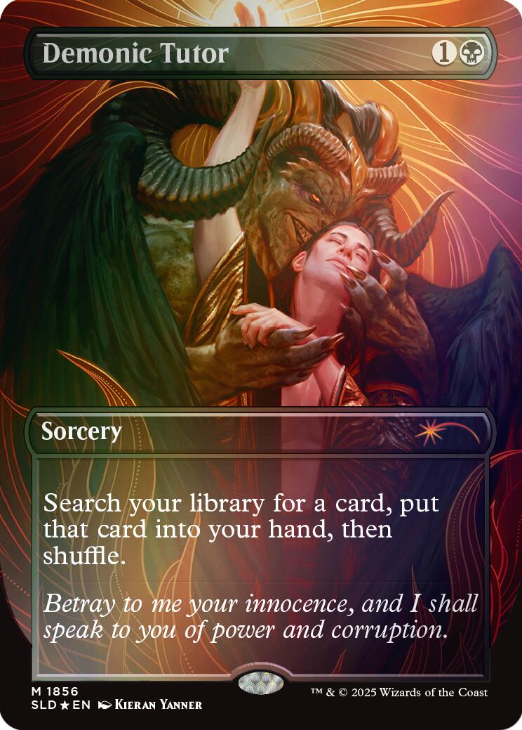 Demonic Tutor (Rainbow Foil) [Secret Lair Drop Series] | Gear Gaming Bentonville