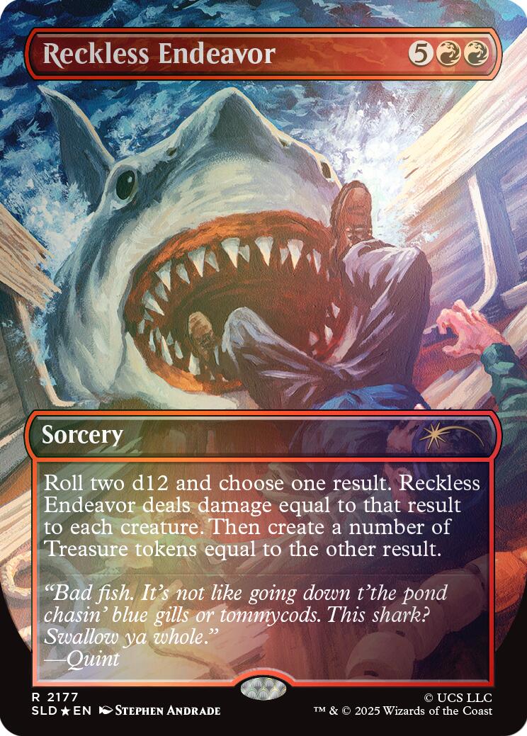 Reckless Endeavor (Rainbow Foil) [Secret Lair Drop Series] | Gear Gaming Bentonville