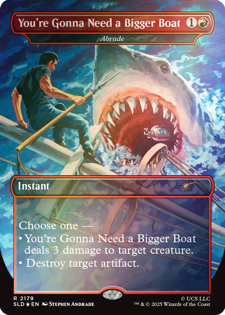 You're Gonna Need a Bigger Boat - Abrade (Rainbow Foil) [Secret Lair Drop Series] | Gear Gaming Bentonville