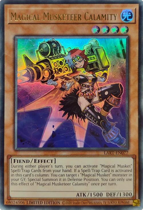 Magical Musketeer Calamity [LART-EN077] Ultra Rare | Gear Gaming Bentonville