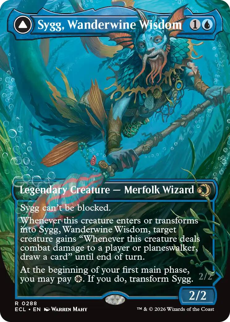 Sygg, Wanderwine Wisdom (Borderless) [Lorwyn Eclipsed] | Gear Gaming Bentonville