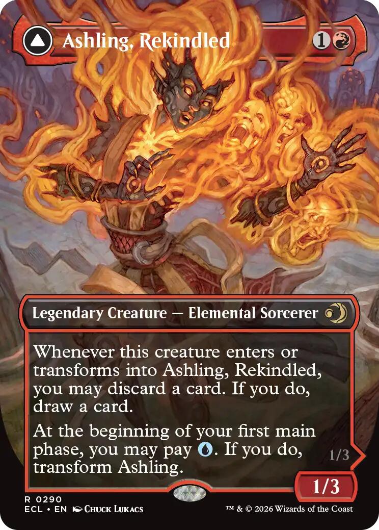 Ashling, Rekindled (Borderless) [Lorwyn Eclipsed] | Gear Gaming Bentonville