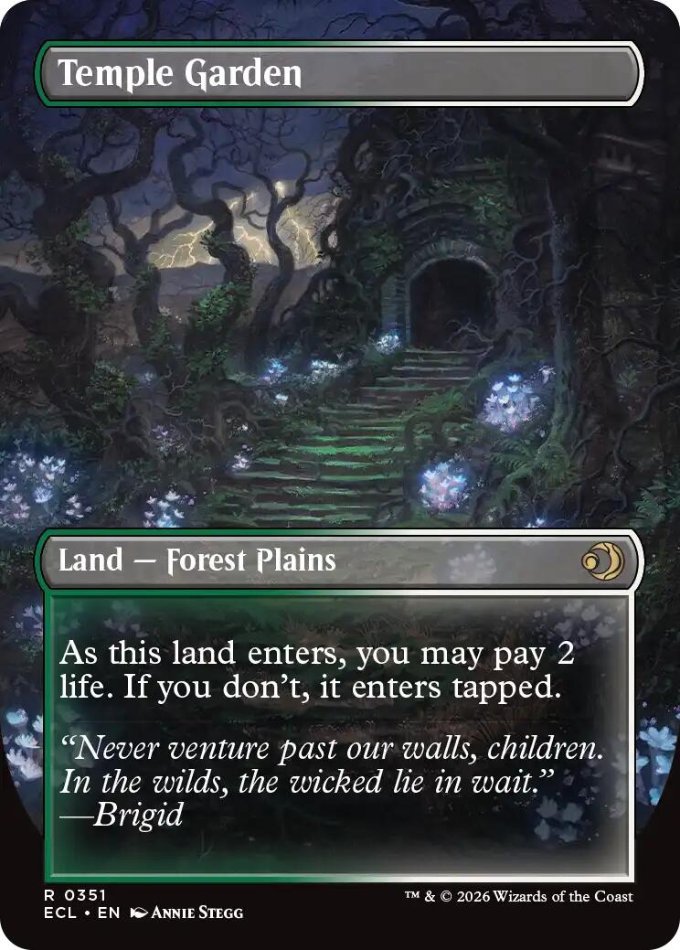 Temple Garden (Borderless) [Lorwyn Eclipsed] | Gear Gaming Bentonville