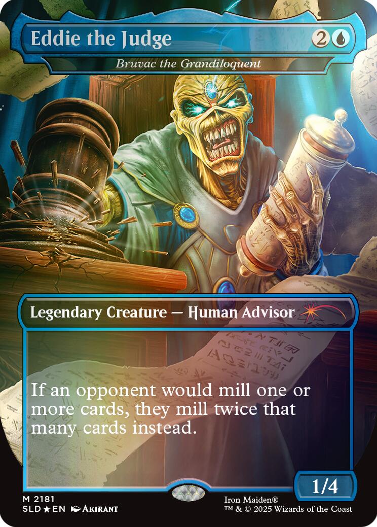 Eddie the Judge - Bruvac the Grandiloquent (Rainbow Foil) [Secret Lair Drop Series] | Gear Gaming Bentonville