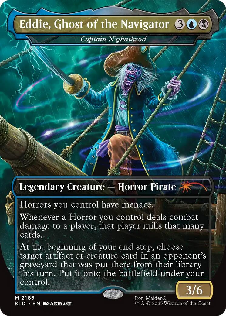 Eddie, Ghost of the Navigator - Captain N'ghathrod [Secret Lair Drop Series] | Gear Gaming Bentonville