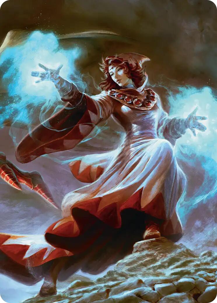 The Destined White Mage Scene Art Card [FINAL FANTASY Art Series] | Gear Gaming Bentonville