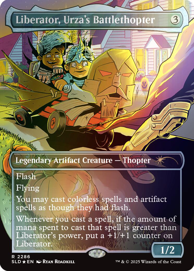 Liberator, Urza's Battlethopter (Rainbow Foil) [Secret Lair Drop Series] | Gear Gaming Bentonville