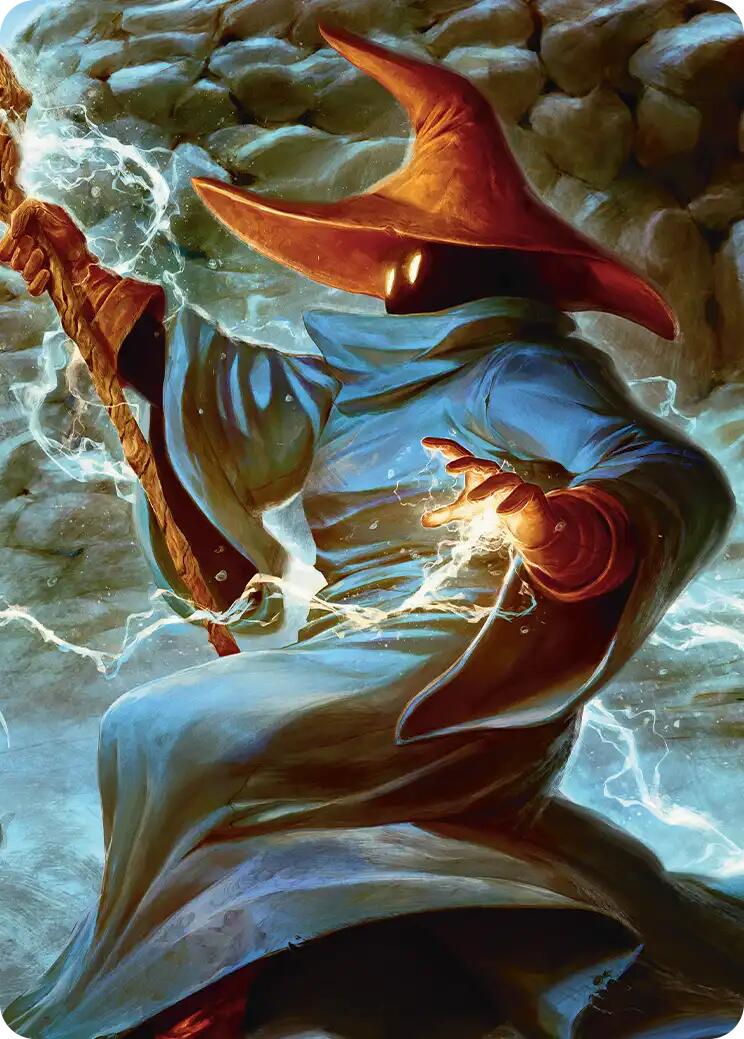 The Destined Black Mage Scene Art Card [FINAL FANTASY Art Series] | Gear Gaming Bentonville