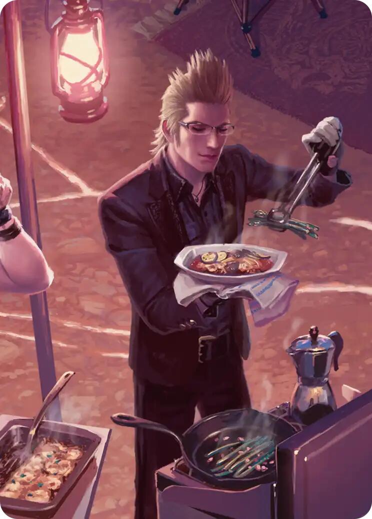 Campsite Cuisine Scene Art Card [FINAL FANTASY Art Series] | Gear Gaming Bentonville